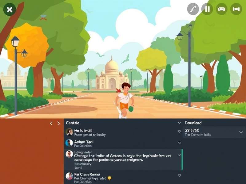 Graph showing Park Champ Runner download growth in India over time